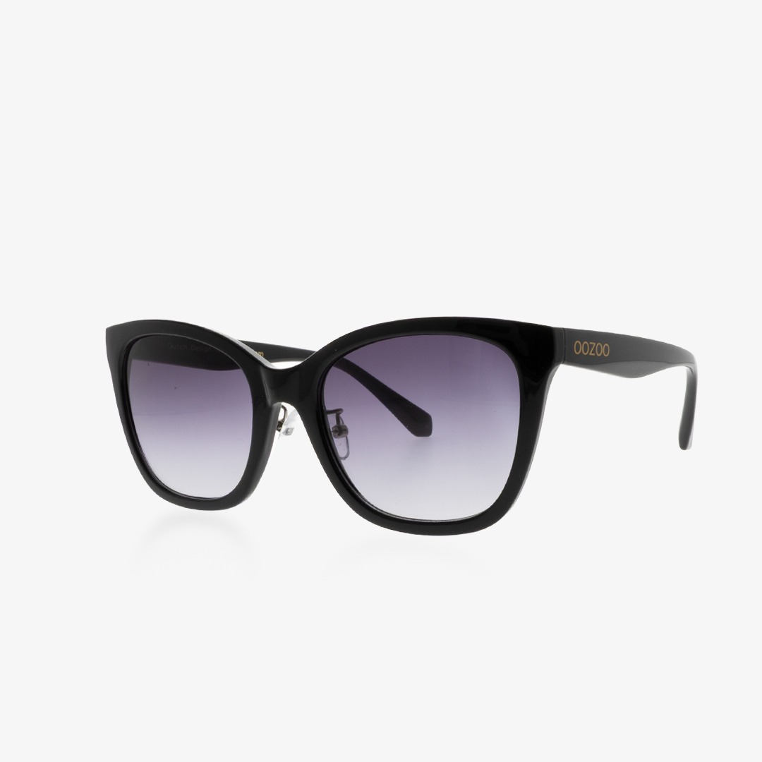 OOZOO SUNGLASSES / BLACK, SHINY SG009-BK-2