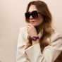 OOZOO SUNGLASSES / BLACK, SHINY SG006-BK