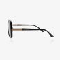 OOZOO SUNGLASSES / BLACK, SHINY SG008-BK