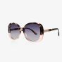 OOZOO SUNGLASSES / BLACK- PINK SHINY SG008-BP