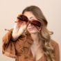 OOZOO SUNGLASSES / PINK, SHINY SG008-PK