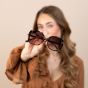 OOZOO SUNGLASSES / BROWN-GREEN TORTOISE, SHINY SG008-TG