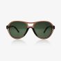 OOZOO SUNGLASSES /LIGHT BROWN SHINY SG011-LB