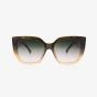 OOZOO SUNGLASSES / DARK GREEN - LIGHT PINK SG012-GS