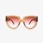 OOZOO SUNGLASSES /  BROWN SHINY SG014-BR