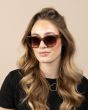 OOZOO SUNGLASSES / PINK, SHINY SG005-PK
