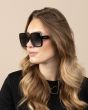 OOZOO SUNGLASSES / BLACK, SHINY SG006-BK