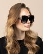 OOZOO SUNGLASSES / BLACK, SHINY SG006-BK