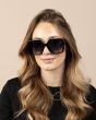 OOZOO SUNGLASSES / BLACK, SHINY SG006-BK