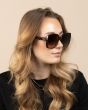 OOZOO SUNGLASSES / BROWN TURTOISE, SHINY SG006-TB