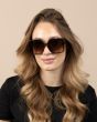 OOZOO SUNGLASSES / BROWN TURTOISE, SHINY SG006-TB