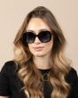 OOZOO SUNGLASSES / BLACK, SHINY SG008-BK