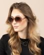 OOZOO SUNGLASSES / PINK, SHINY SG008-PK