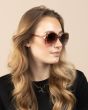 OOZOO SUNGLASSES / PINK, SHINY SG008-PK