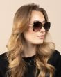 OOZOO SUNGLASSES / BROWN-GREEN TORTOISE, SHINY SG008-TG