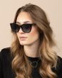 OOZOO SUNGLASSES / BLACK, SHINY SG009-BK