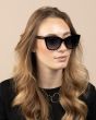 OOZOO SUNGLASSES / BLACK, SHINY SG009-BK