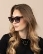 OOZOO SUNGLASSES / BROWN TURTOISE, SHINY SG009-TB