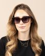 OOZOO SUNGLASSES / BROWN TURTOISE, SHINY SG009-TB