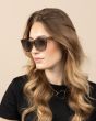 OOZOO SUNGLASSES / TAUPE, SHINY SG009-TP