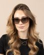 OOZOO SUNGLASSES / TAUPE, SHINY SG009-TP