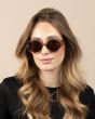 OOZOO SUNGLASSES / BEIGE, SHINY SG010-BG