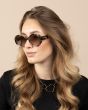 OOZOO SUNGLASSES / GREEN TURTOISE, SHINY SG010-TG
