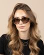 OOZOO SUNGLASSES / GREEN TURTOISE, SHINY SG010-TG