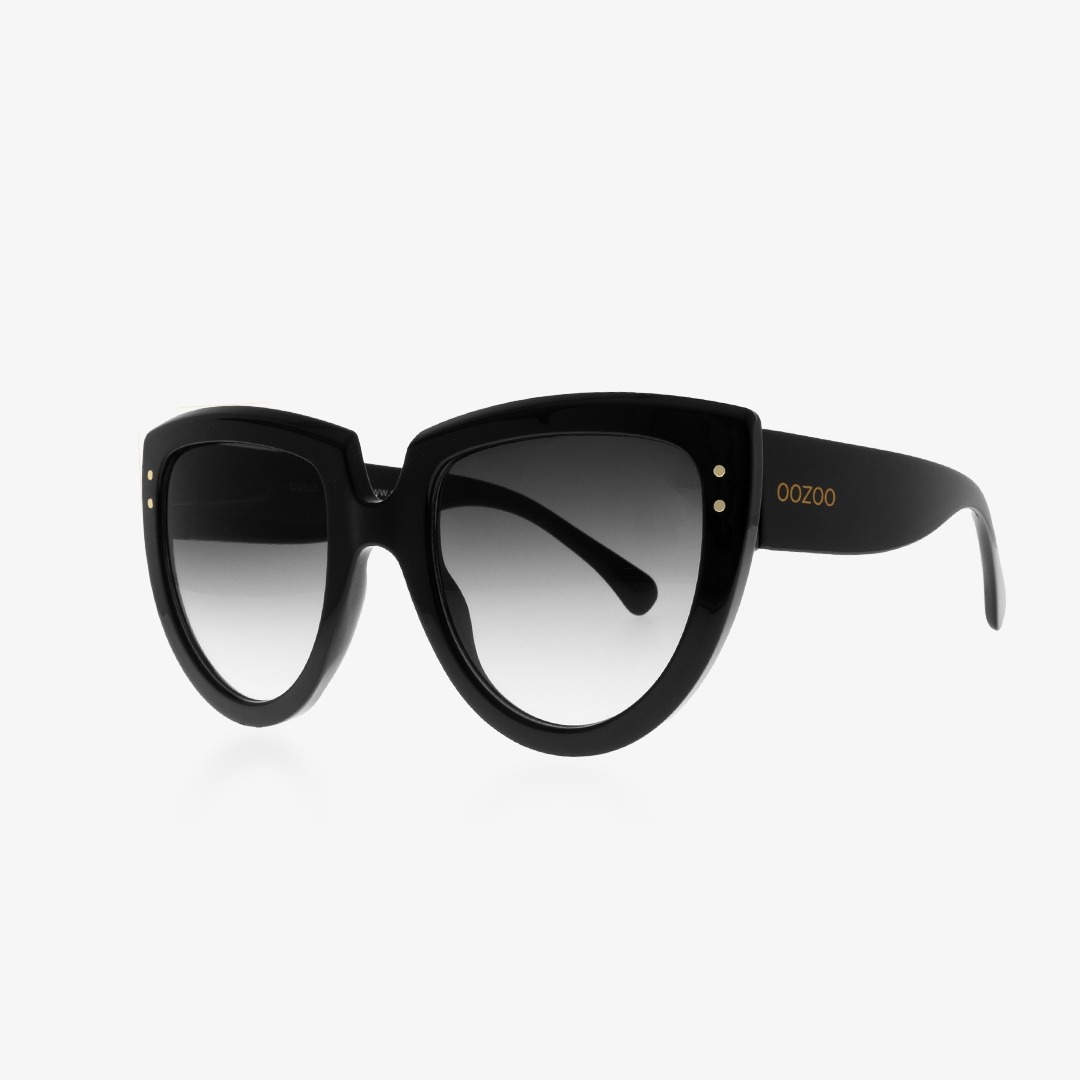OOZOO SUNGLASSES / BLACK SHINY SG014-BK-2